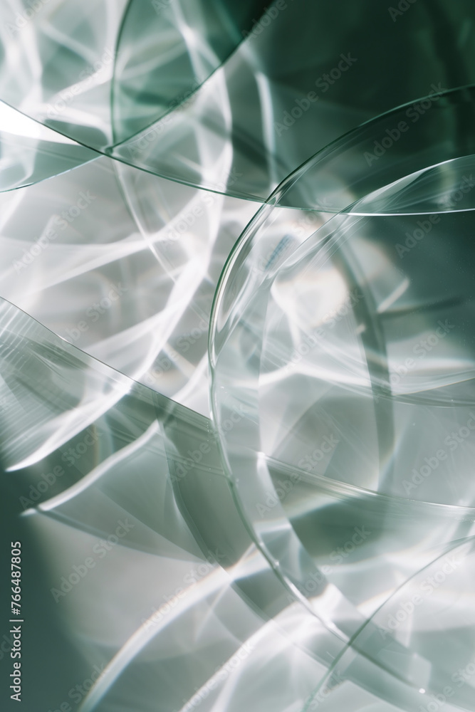 Poster abstract background with reflections and caustics. hi-tech. futuristic background image. created wit