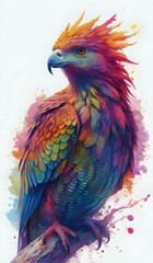 Obraz premium watercolor eagle