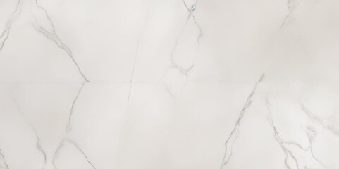 Panoramic white Carrera  stone marble texture background. White and grey floor ceramic counter texture stone slab smooth tile background.