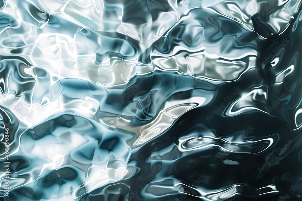 Poster abstract background with reflections and caustics. hi-tech. futuristic background image. created wit