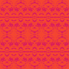 Old wallpaper on the wall.