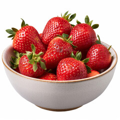 strawberries in a bowl
