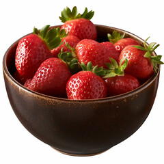 strawberries in a bowl