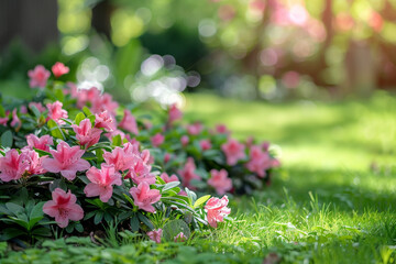 pink flowers in the garden