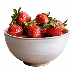 strawberries in a bowl