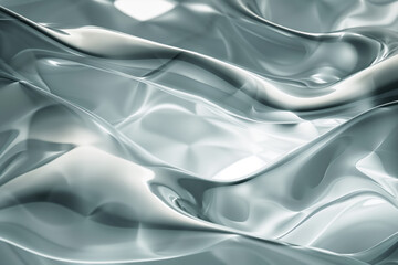 Obraz premium Abstract background with reflections and caustics. Hi-tech. Futuristic background image. Created with Generative AI technology.