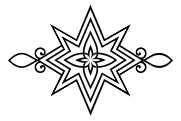 Obraz premium illustration of a compass