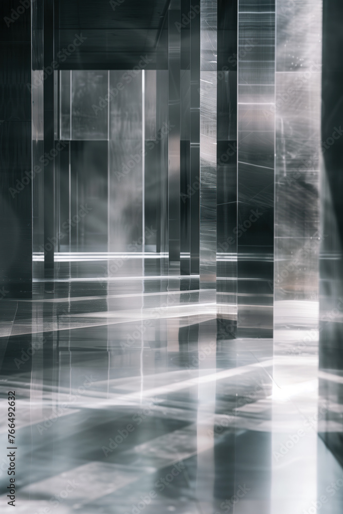 Poster abstract background with reflections and caustics. hi-tech. futuristic background image. created wit