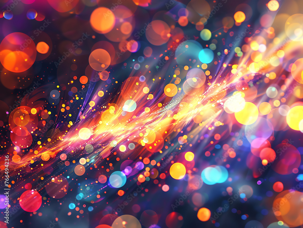 Poster virtual marketplace abstract background in cyber space with holographic elements