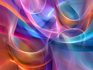 Virtual Marketplace: Futuristic Abstract Background with Digital Design Elements