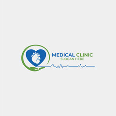 medical logo template design, identity logo, hospital logo, vector design, modern, digital logo, pharmacy identity, online,
