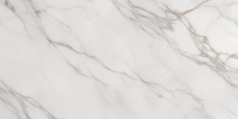 Panoramic white Carrera  stone marble texture background. White and grey floor ceramic counter texture stone slab smooth tile background.