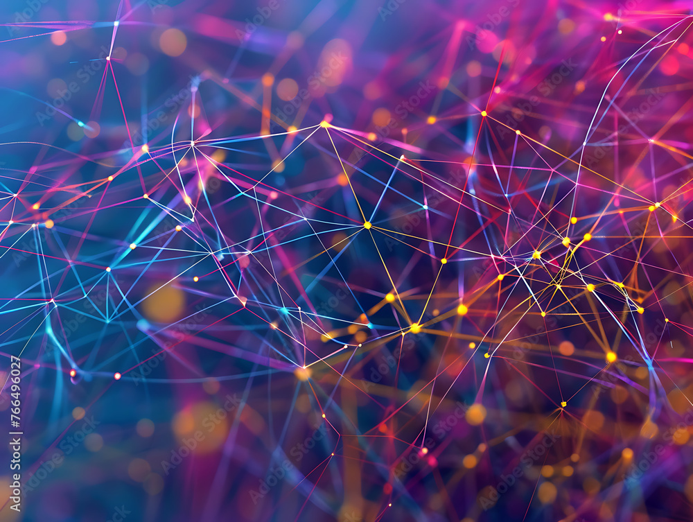 Poster global network abstract background with technology communication concept