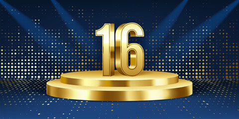 16th Year Anniversary Background