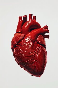 Detailed model of a human heart for medical education purposes