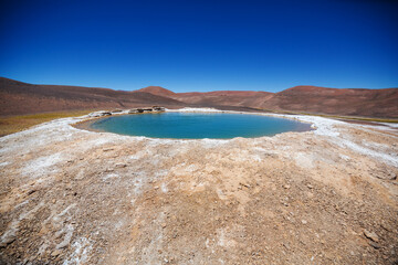 Lake in crater