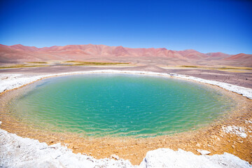 Lake in crater