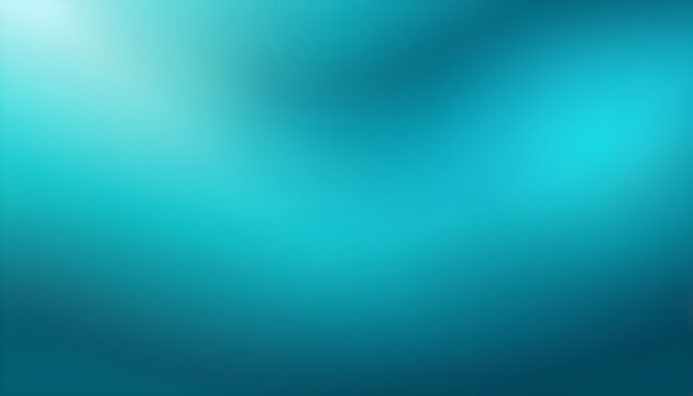 Abstract teal blue gradient background. Blurred turquoise water backdrop. Vector illustration for your graphic design, banner, summer or aqua poster