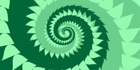 green shemeless abstract mandala background