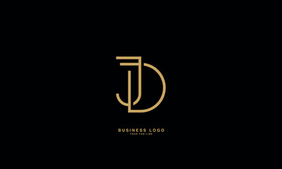 JD,D J, J, D, Abstract Letters Logo monogram
