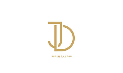 JD,D J, J, D, Abstract Letters Logo monogram