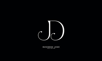 JD,D J, J, D, Abstract Letters Logo monogram