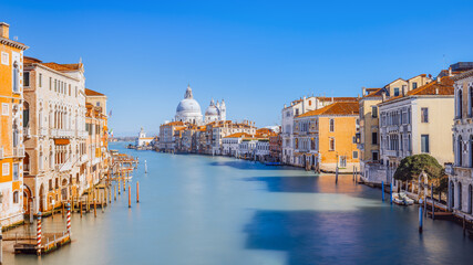 panoramic view at the grand canal of venice, italy - 766511479