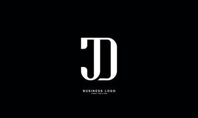 JD,D J, J, D, Abstract Letters Logo monogram