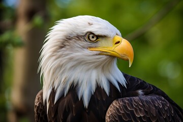 American bald eagle close-up view