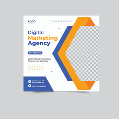 Social Media Post Banner Design Template, Business Banner Post Design Template, Corporate Banner Post Design.