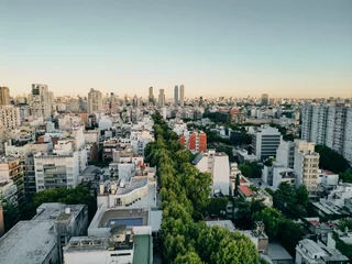 Foto op Canvas aerial view of district colegiales buenos aires in argentina © IBRESTER