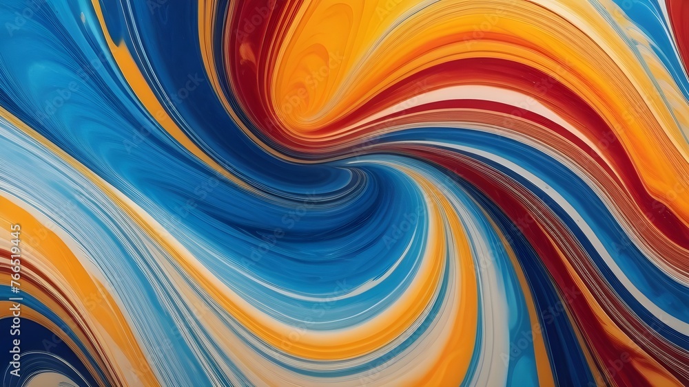 Poster abstract colorful art texture, multicolored liquid strokes background