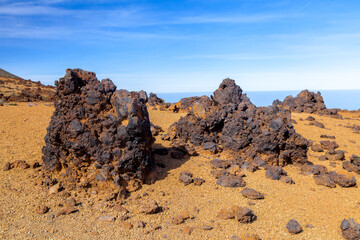 Fototapeta na wymiar Landscape near Teide volcano, Tenerife