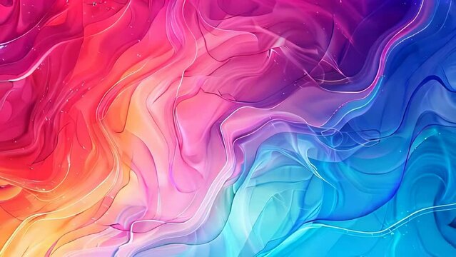 Abstract colorful background. Psychedelic texture. Digital painting. Vector illustration.