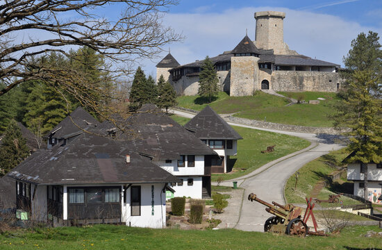 OLD TOWN AND CASTLE OF VELIKA KLADUSA IN BOSNIA AND HERZEGOVINA