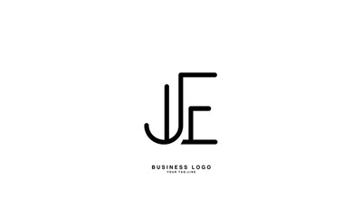 JE,E J, J, E, Abstract Letters Logo Monogram