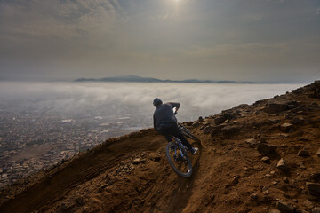 Morro Solar at Chorrillos has become the best bike park in Peru, with amazing views of the city