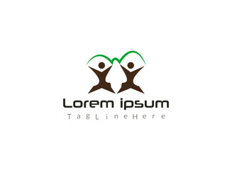 Creative modern gaming logo illustration.