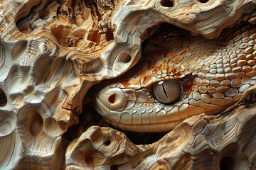 Complex patterns that mimic the rhythm of the natural world , hyper realistic