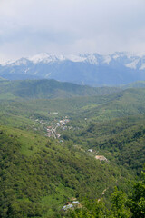 Ile Alatau mountains at Almaty, Kazakhstan