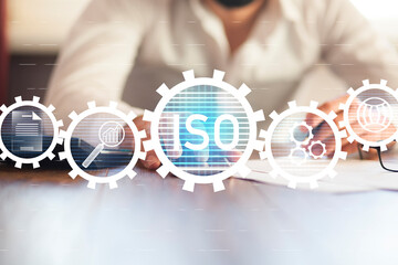 ISO standards quality control concept