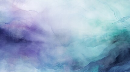 Abstract Painting Featuring Blue and Purple Colors