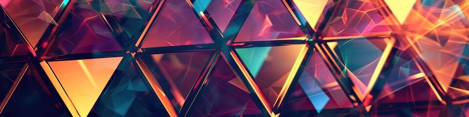 a mesmerizing display of triangular precision on a richly hued backdrop. Abundant copy space invites personalized enhancements or creative overlays.