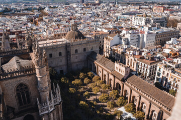Fototapeta premium cityscape of sevilla, spain