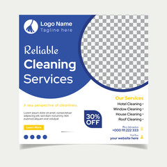 Best cleaning social media post design