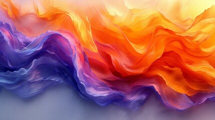 Obraz premium abstract flowing colorful waves