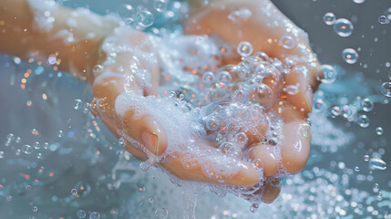 Cleansing Cascade: The Art of Handwashing
