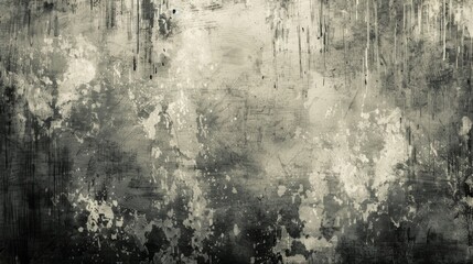 Obraz premium A grainy, gritty texture background with a distressed look in shades of black and white.