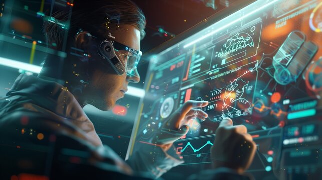 Digital Healthcare Evolution: Expert in Medicine Navigating Next-Generation EMR and DNA Sequencing Interface