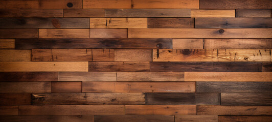 reclaimed wood Wall Paneling texture background tile.